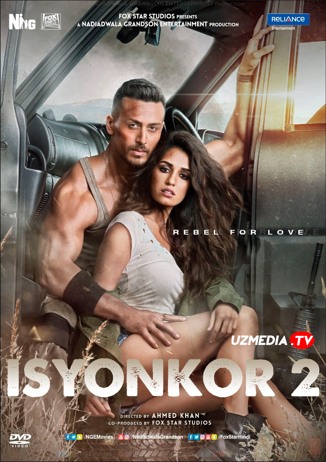 Isyonkor 2 / Isyonchi 2 / Baaghi 2 / Buntar 2 Hind kino Uzbek tilida O'zbekcha 2018 tarjima kino Full HD tas-ix skachat