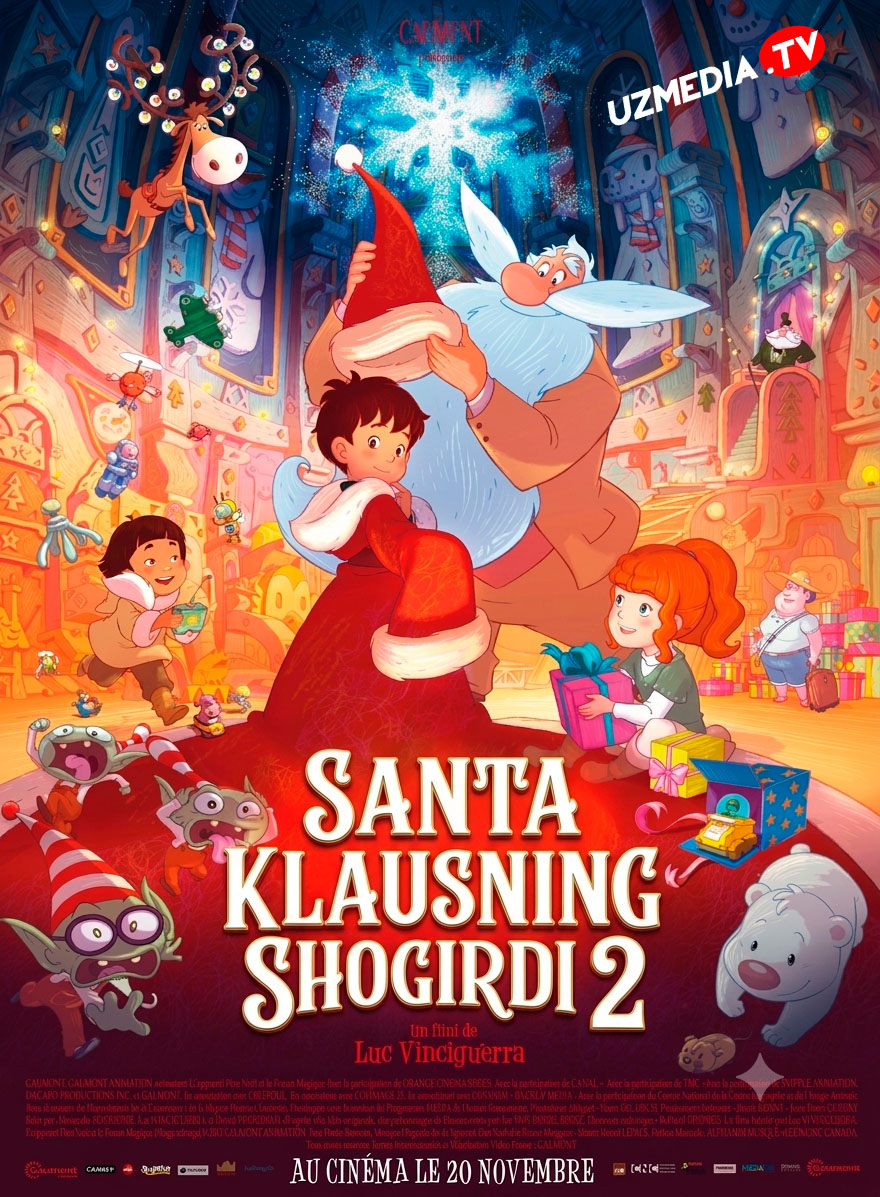 Santa Klaus shogirdi 2 Multfilm Uzbek tilida O'zbekcha 2013 tarjima kino Full HD tas-ix skachat