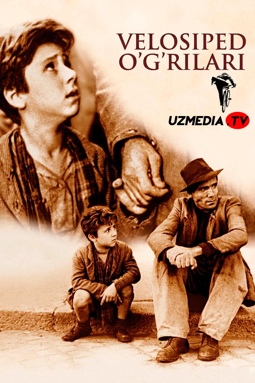 Velosiped o'g'rilari Italiya retro filmi Uzbek tilida O'zbekcha 1948 tarjima kino Full HD tas-ix skachat