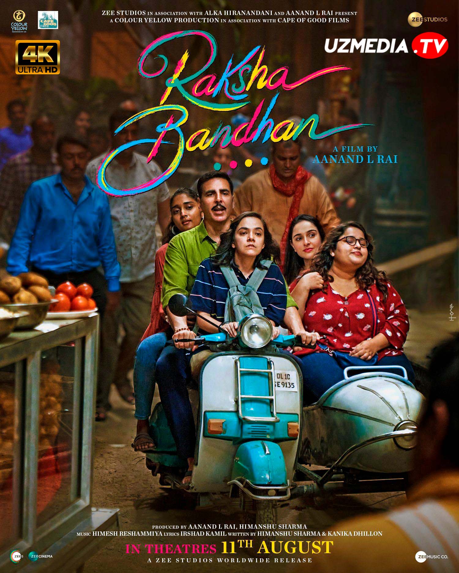 Raksha Bandhan / Ракшабандхан Hind kino Uzbek tilida O'zbekcha 2022 tarjima kino 4K UHD skachat